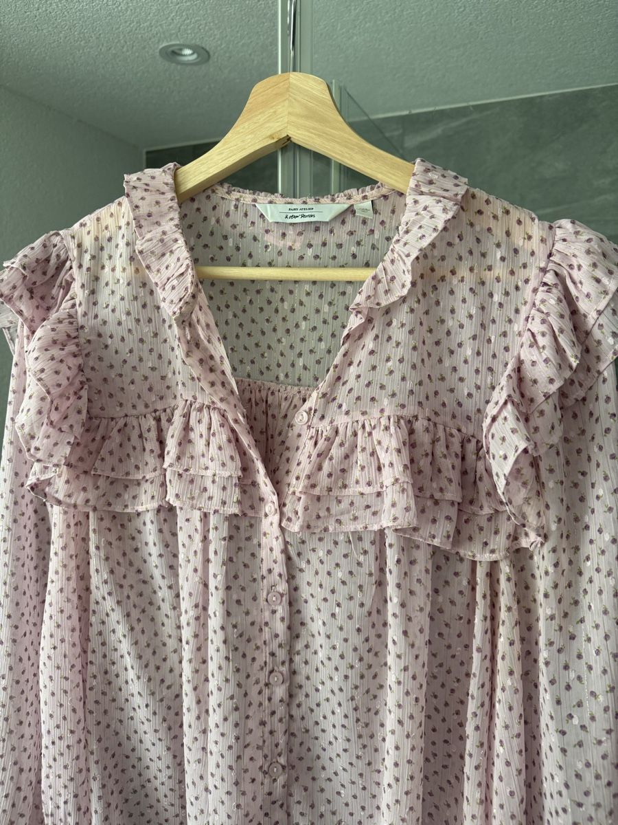 Other Stories Camicette: &other stories Bluse mit Rosa Blumen – Usato da Wangen ZH venduto da seretdn 1