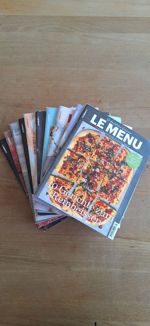 Riviste & Magazine: Le Menu-Kochzeitschriften 10 Stk. – Usato da Siselen BE venduto da Hanja