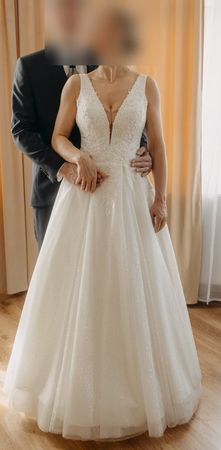 Elegantes Hochzeitskleid in Ivory