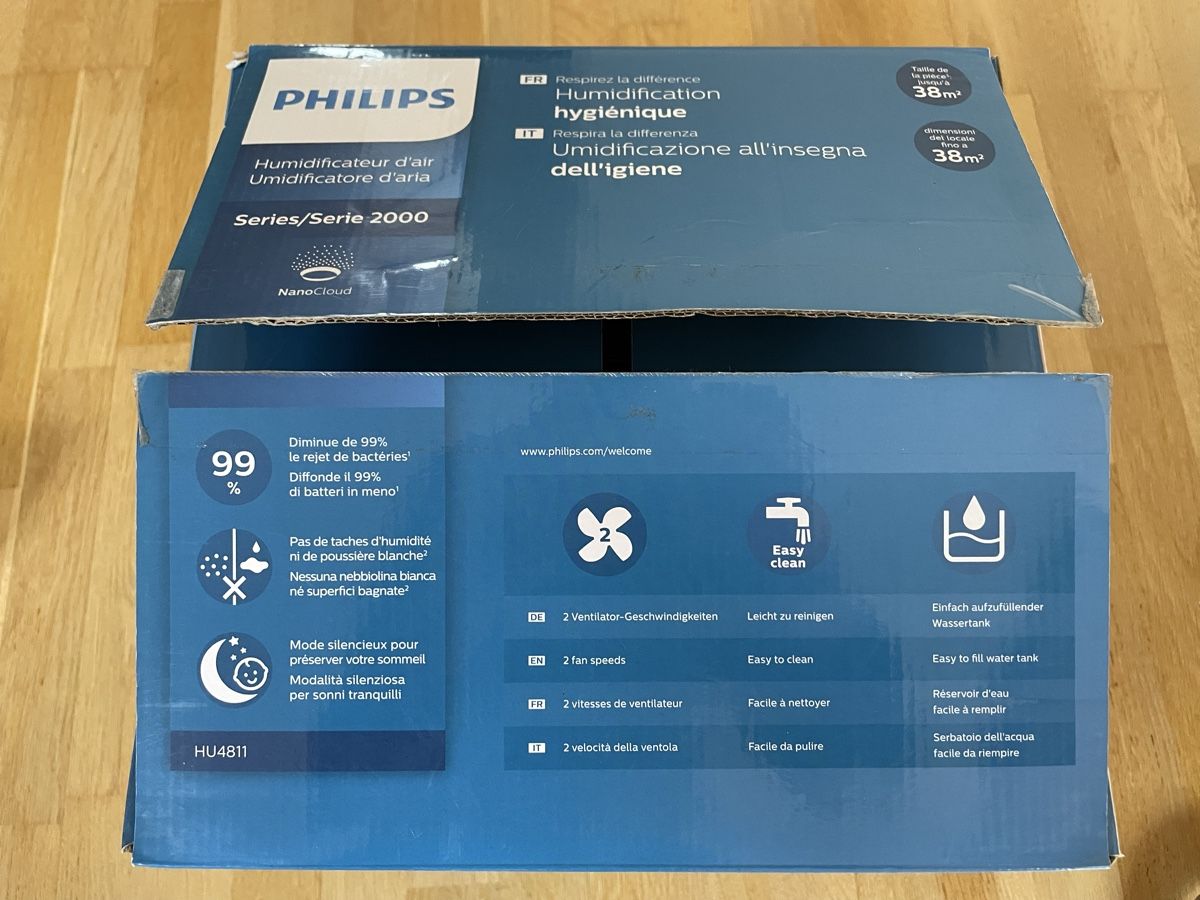 Philips Umidificatori d'aria: Philips Luftbefeuchter – Usato da Luzern venduto da dividus 3