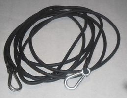 Gummizug mit Karabinerhaken , 2x4,7m , 2x2,7m