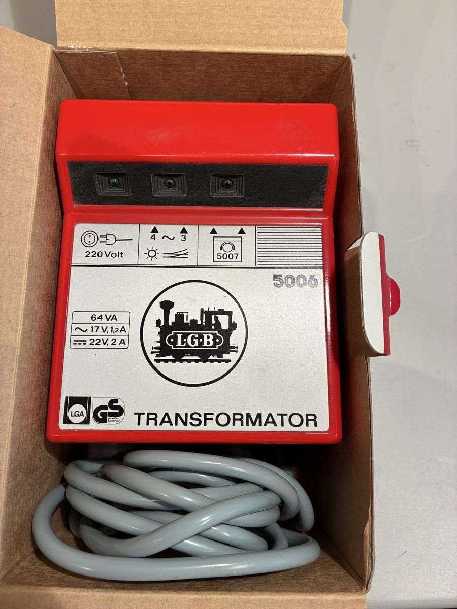 LGB Modelleisenbahnen: LGB Lehmann 5006 Transformator 64 VA boxed – Gebraucht aus Winterthur von Wedani1 1