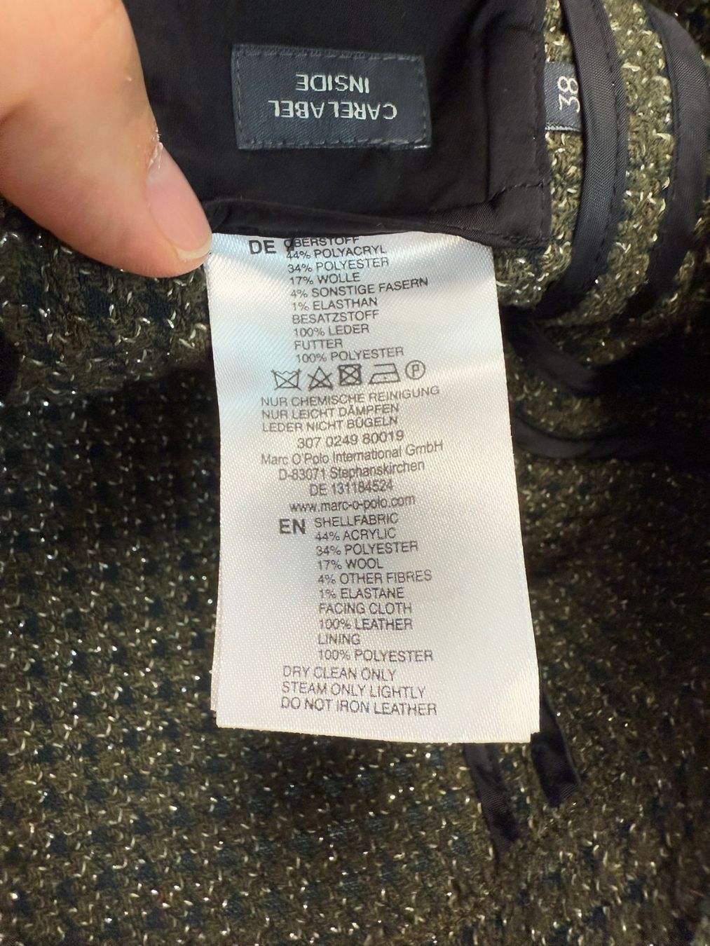 Marc O'Polo Jacken: Marc O'Polo Damenjacke Gr. 38 - mit Leder – Neu (gemäss Beschreibung) aus Frauenfeld von LIL_NA 7