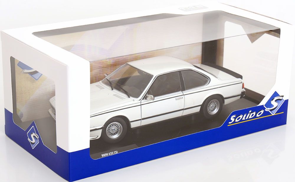 BMW Modellini d'auto: BMW 635 CSi E24 1984 weiss 1:18 Solido – Nuovo e nell'imballaggio originale da Suhr venduto da Moebelsiralfred 4