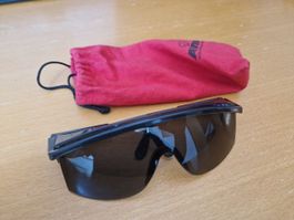 RAR Vintage Retro Sonnenbrille UVEX Astrospec schwarz