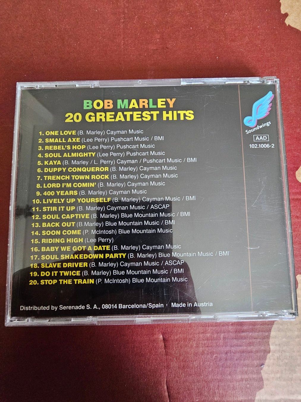 CD: CD - Bob Marley – 20 Greatest Hits – Usato da Biberist venduto da Foolio0 1