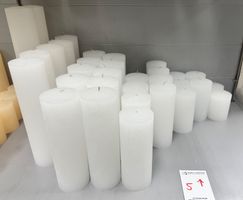 005 Posten Raureif Kerzen weiss aus Liquidation