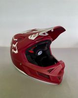Fox Rampage Pro Carbon MIPS Helm, rot inkl. Tasche.