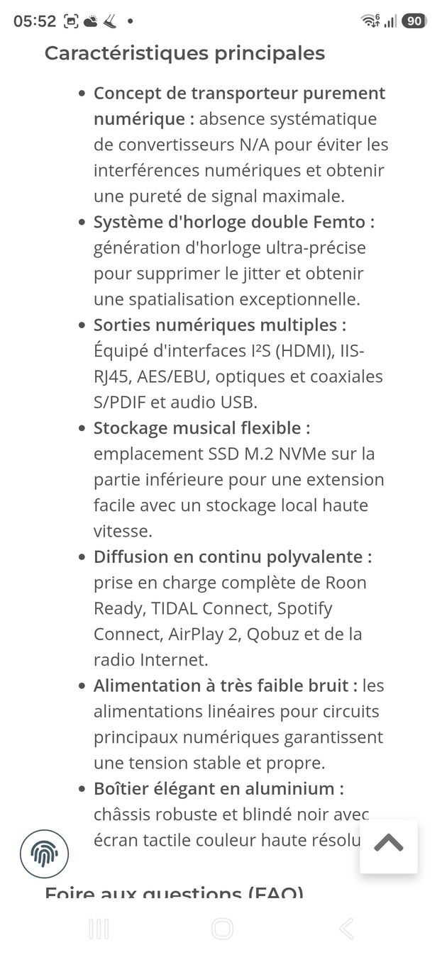 Eversolo Sistemi audio & multimediali: Eversolo T8 (vente car évolution) peu utilisé ! – Nuovo (secondo la descrizione) da Cortébert venduto da bjh610 1
