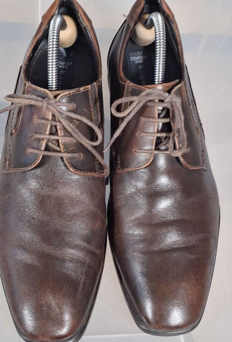 Bugatti Scarpe da uomo: Bugatti - Elegante Herren Lederschuhe Gr. 43 – Usato da Diessenhofen venduto da Strubely