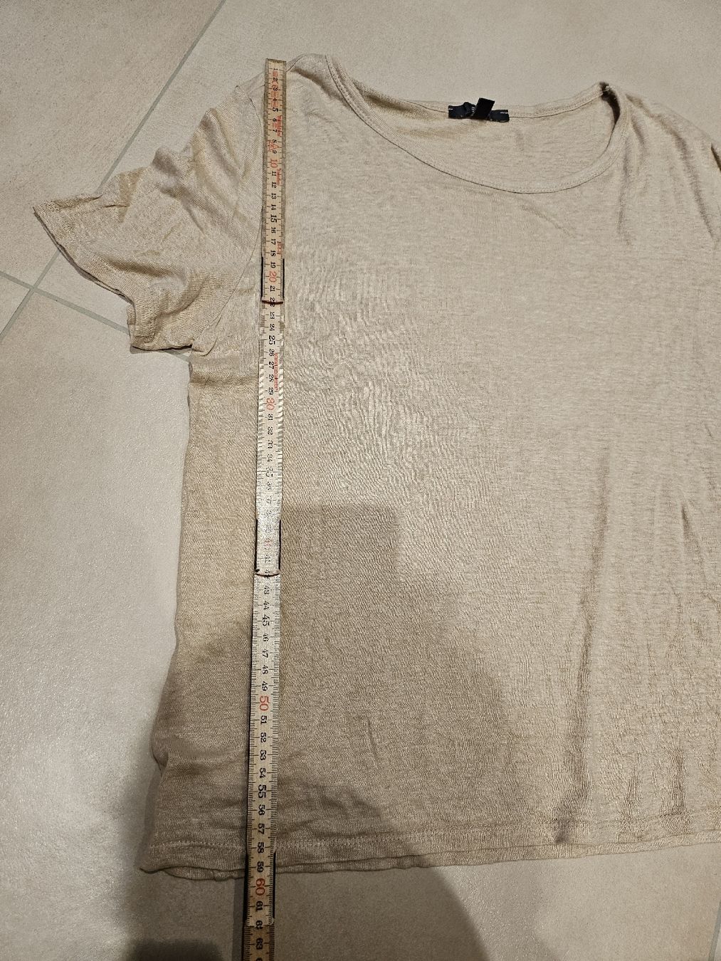 Esprit T-shirt: Esprit Leinenshirt gr.XL beige – Usato da Allschwil venduto da na.wi.90 3
