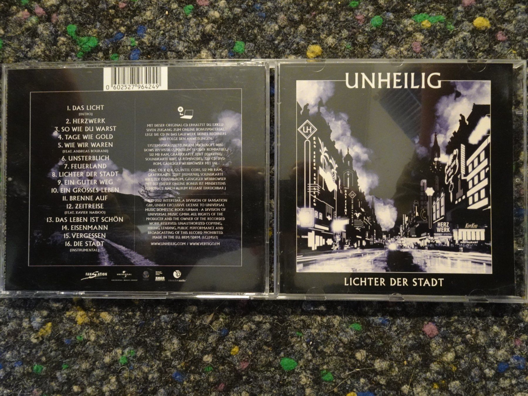 CDs: CD : Unheilig – D'occasion à Lotzwil par Kiddis