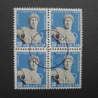 1944 Nr. 261x im 4er Block STEFFISBURG