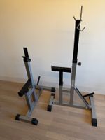 Langhantelablage freistehend für Squats und Bench Press