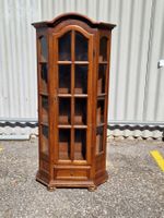 Holzvitrine Landhausstil  190 X 78 X 33 cm  1 Schublade