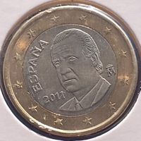 SPANIEN - ESPAÑA - 1 EURO 2011 - UMLAUFMUENZE NEU IN KARTON