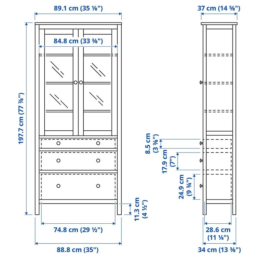Vetrine: Schöne Hemnes Vitrine IKEA – Usato da Zürich venduto da bia_ 2