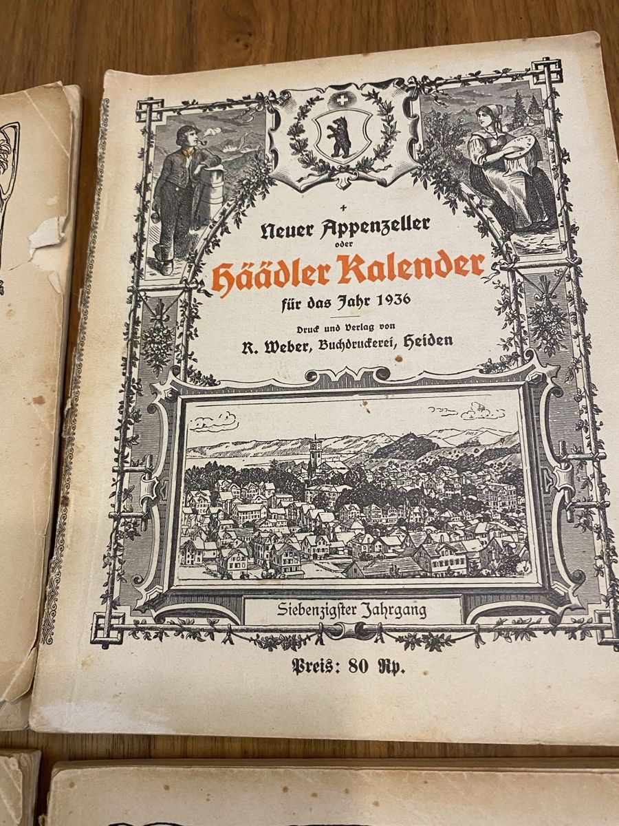Calendari: Appenzeller Kalender Antik – Usato da St.Gallen venduto da Design04 4