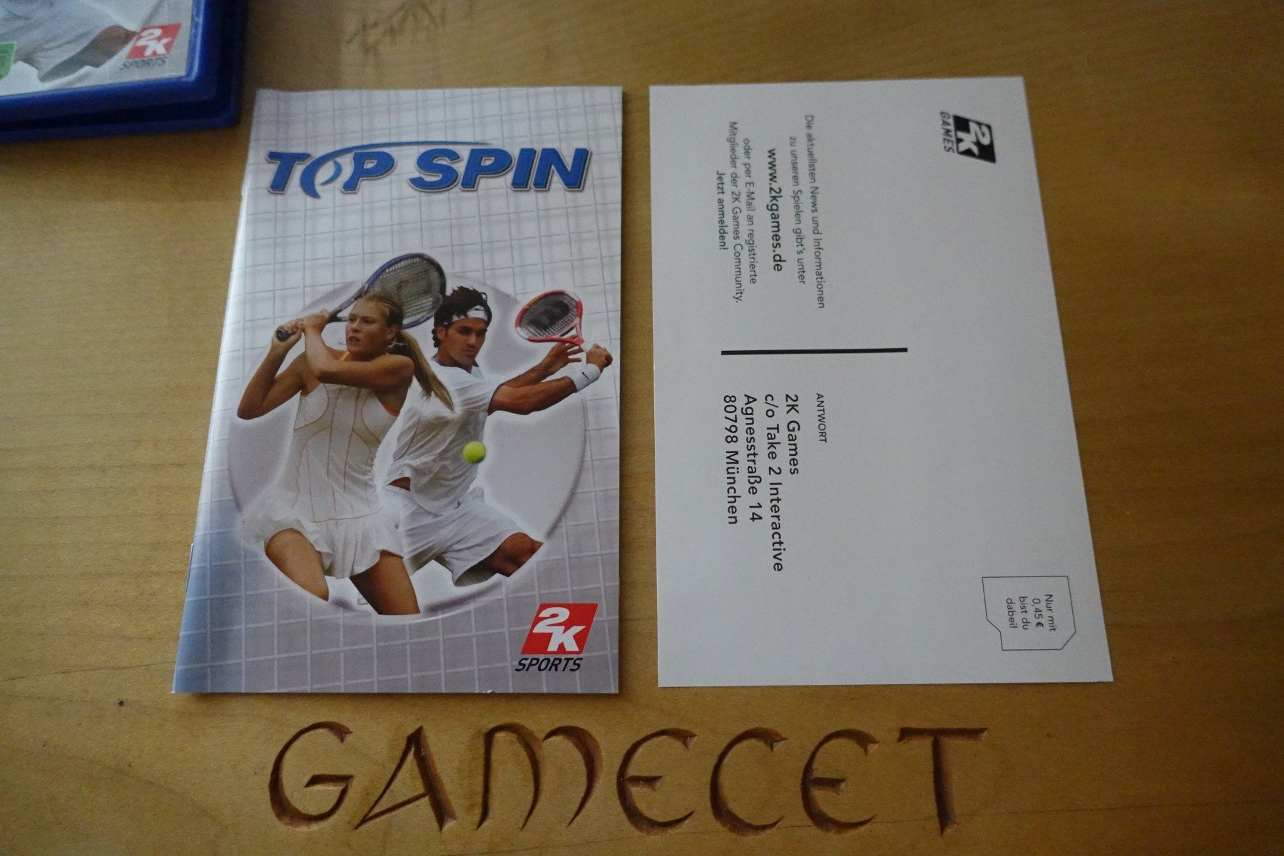 Sony Spiele: Top Spin – Gebraucht aus Steinach von Gamecet 4