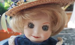Porzellanpuppe Sammlerpuppe Vintage