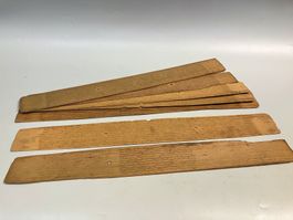 Beschriebene alte Palmblätter aus Südostasien
