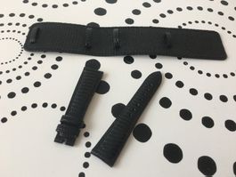 ZENITH ORIGINAL - BRACELET CUIR - BLACK - 18 MM - NEW !!!