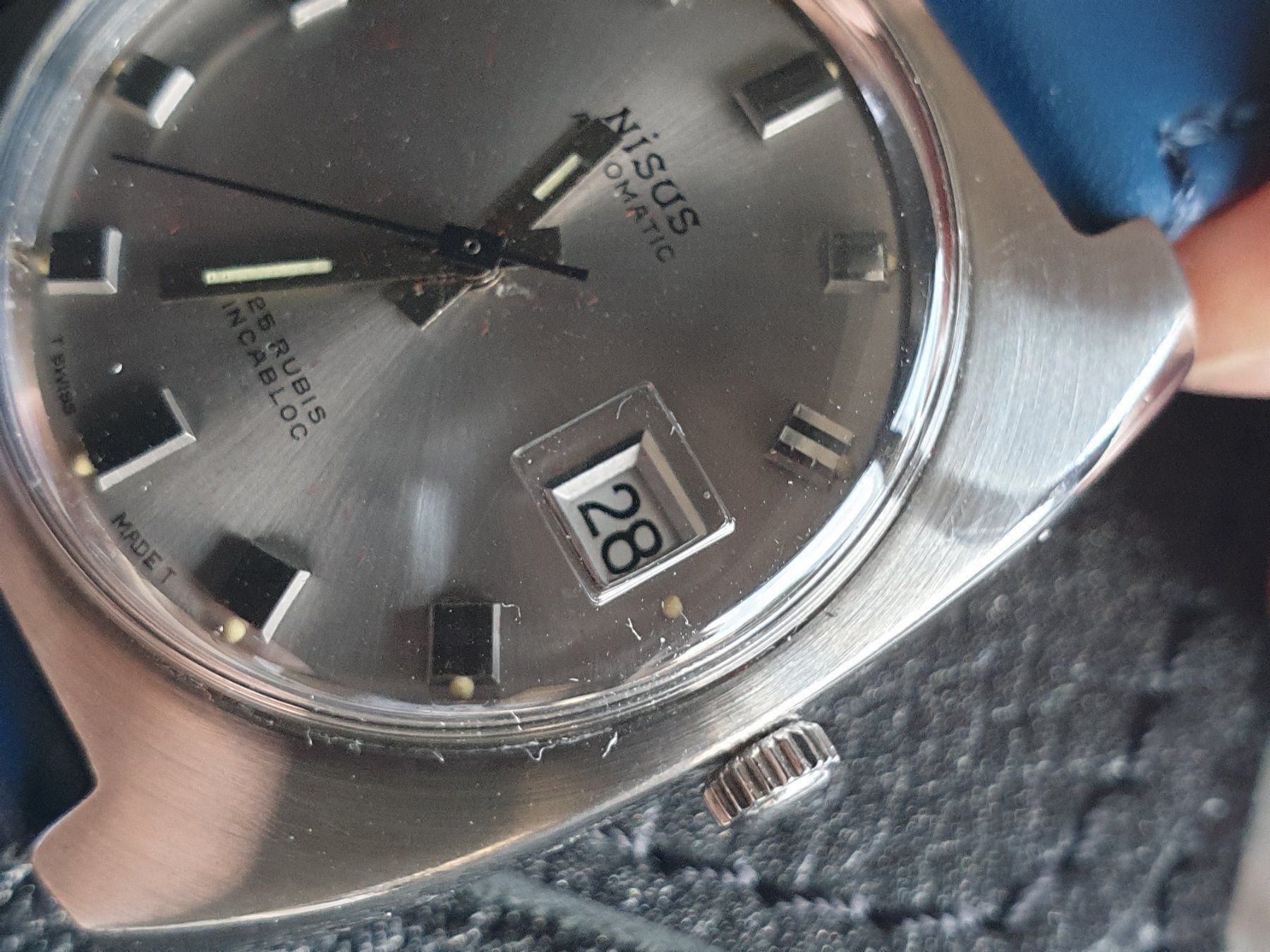 Orologi: Nisus Automatic 25 Rubis Date AZ094 36mm – Usato da Uster venduto da Allezeit 3