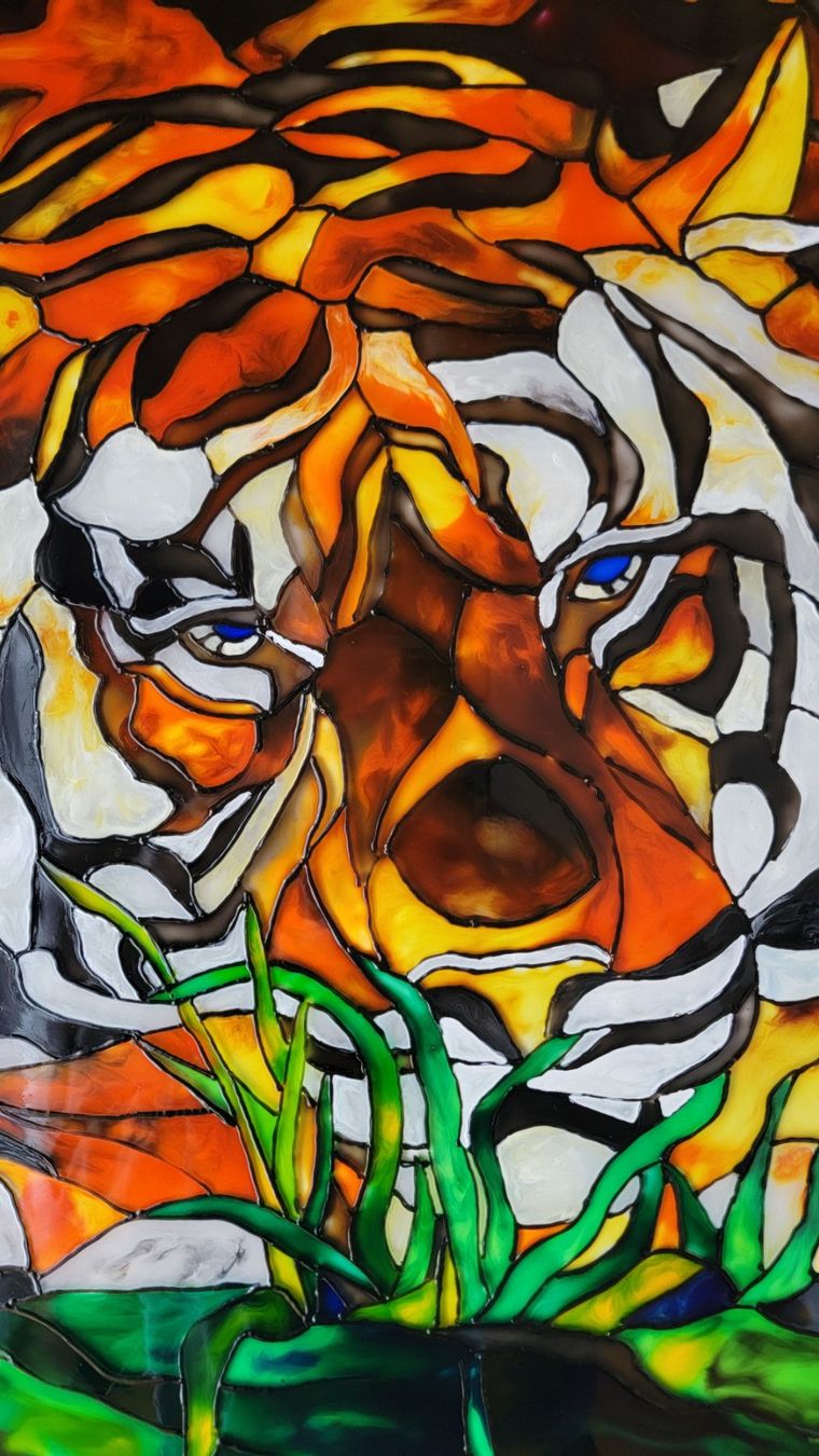 Foto & Immagini: 🐅🌿Wandbild Tiger – Usato da Gelterfingen venduto da Spade88 5