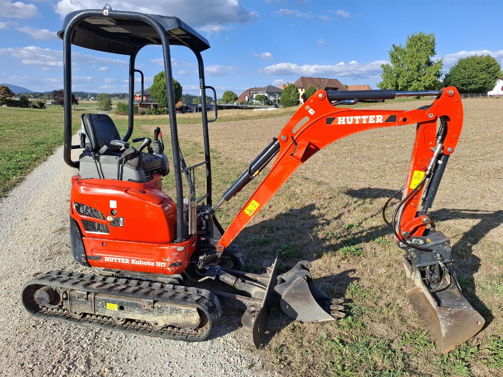 Kubota Excavateurs: Bagger Hutter Kubota U 17-3  – D'occasion à Höchstetten par Kimi17417