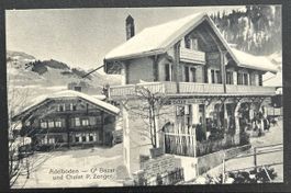 Adelboden Bazar P.Zenger mit Original Negativ 