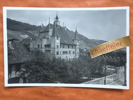 Alte Ansichtskarte: Cressier Chateau, Neuenburg, Schweiz