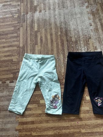 2x Mädchen Capri Hose Paw Patrol Grösse 110/116
