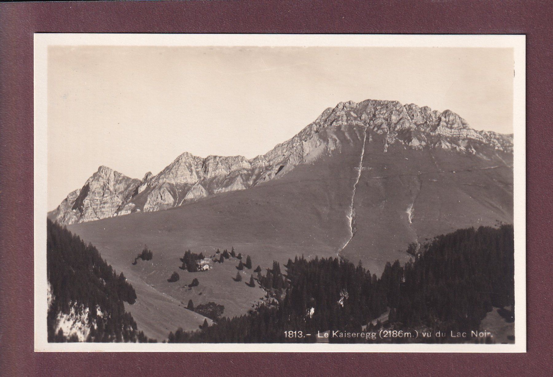 Cartes postales: KAISEREGG vu du Lac Noir – D'occasion à Pully par nicecards