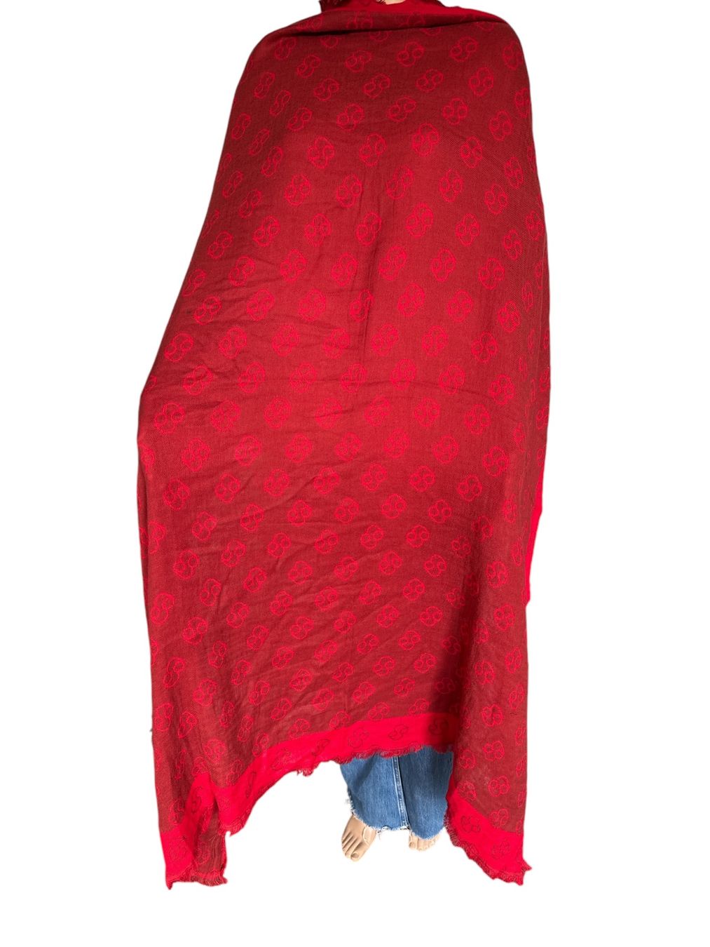 Foulard & Sciarpe: S.oliver Châle rouge à motif – Nuovo e nell'imballaggio originale da Vuisternens-Romont venduto da gol_xp6p 2
