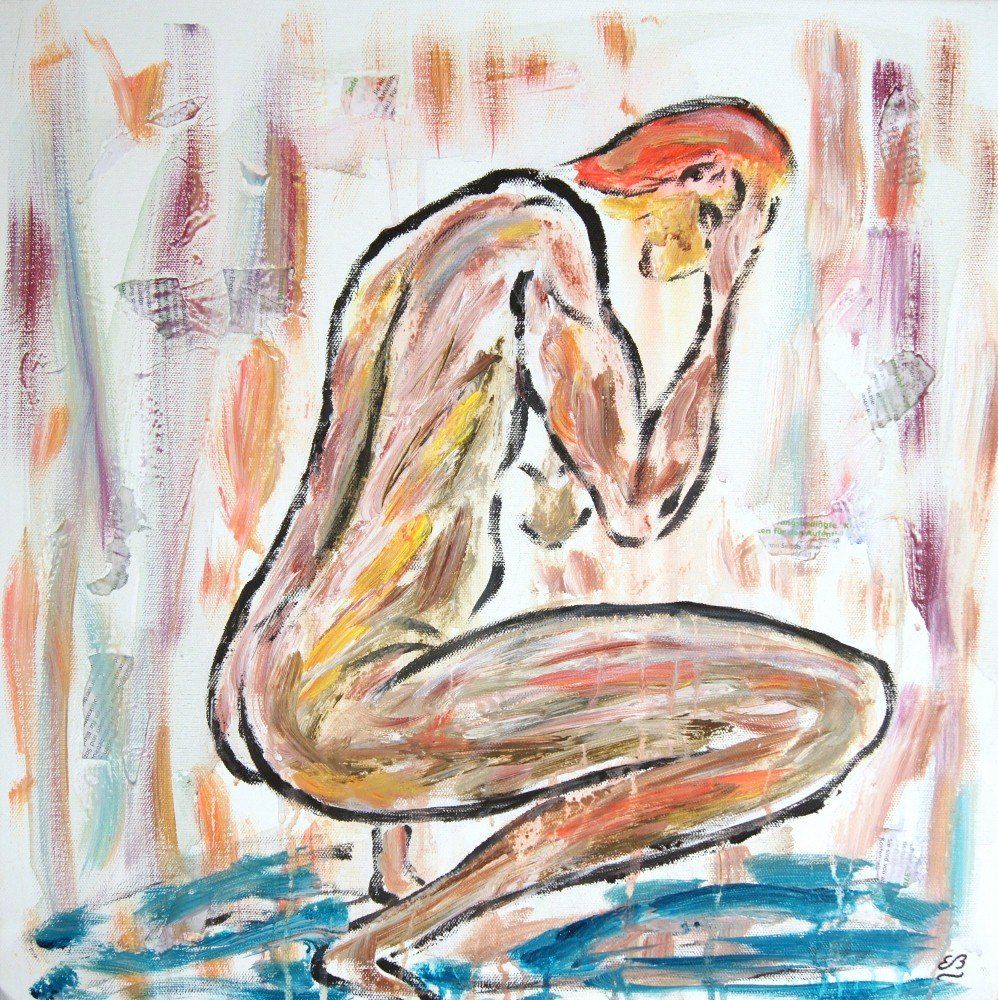 Dipinti: Gemälde: Holding head II – Nuovo (secondo la descrizione) da Fribourg venduto da erw_68dx