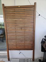 Holz Sichtschutzwand für Balkon/Garten, wetterfest, Lärche