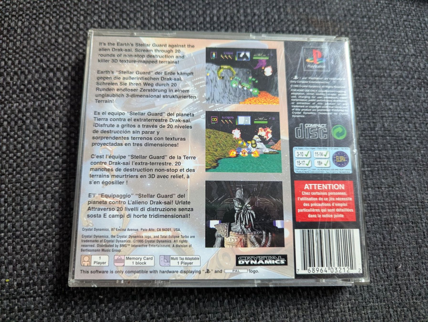 Sony Jeux: Total Eclipse Turbo Playstation 1 PS1 Game – D'occasion à Hünenberg See par SpecialEditionGaming 2