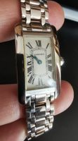 Montre Cartier Tank Americane or blanc 18k