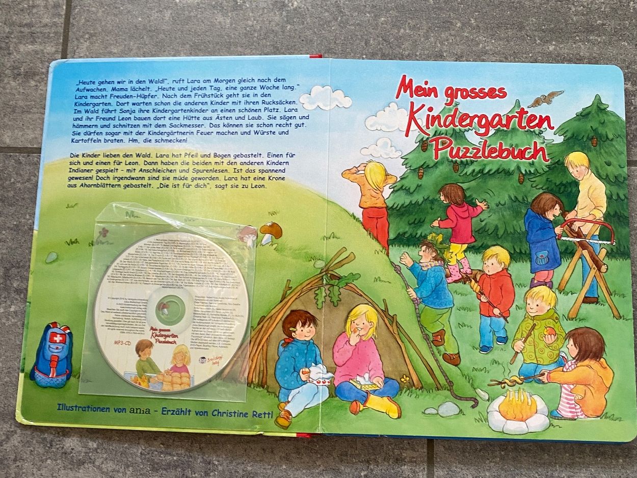 Libri: Mein grosses Kindergarten Puzzlebuch – Nuovo (secondo la descrizione) da Gutenswil venduto da Glitzersternchen 1