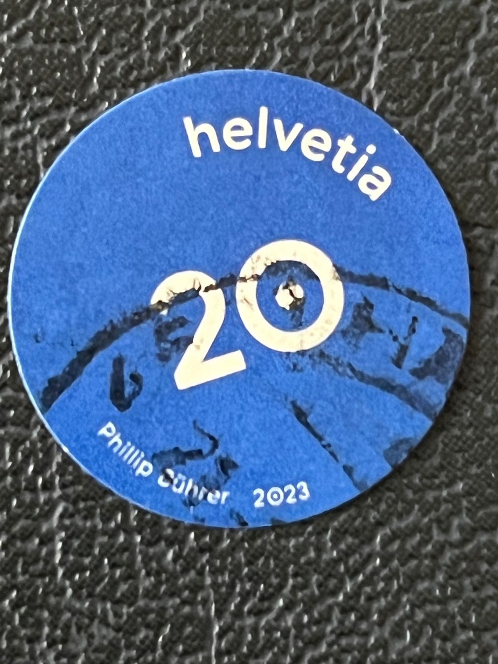 Alle Briefmarken: 2023 - Confetti bleu - No 1983 - ʘ – Gebraucht aus Thônex von fri_9f7s