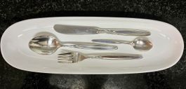 WMF „Rom“ Besteck, 90iger-silberauflagig, 48-Teilig