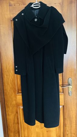 Mantel Mode International Schwarz Grösse 42 Wolle
