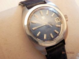 Tissot, Automatic, Seastar, Datum, 23mm, Lederarmband, läuft