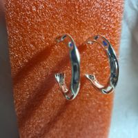 NEU Schöne grosse Creolen Kreolen 35mm nikelfrei Silberglanz