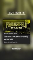 Openair Frauenfeld  – 3-Tages-Ticket (09.–11. Juli 2026)