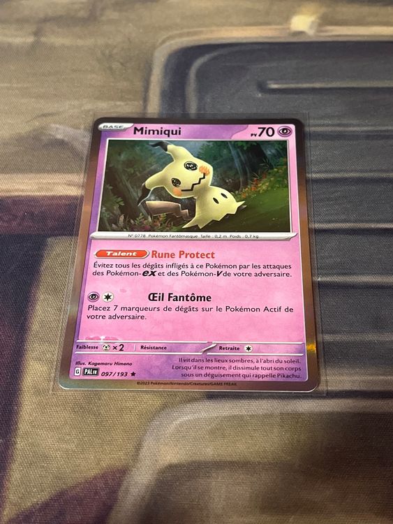 Mimiqui 097/193 Holo ou Reverse (aléatoire) - Myboost X Écarlate et Violet 02 Évolutions à Paldea - Coffret de 10 Cartes Pokémon Françaises