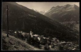 Saint-Luc, Ortsansicht, Besso-Gabelhorn-