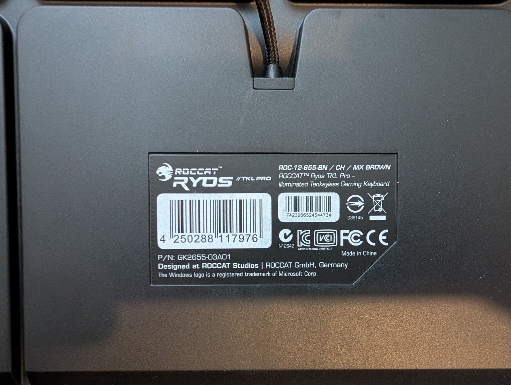 Roccat Tastiere: Roccat Ryos TKL Pro Gaming Tastatur – Usato da Winterthur venduto da san_m8lz 1