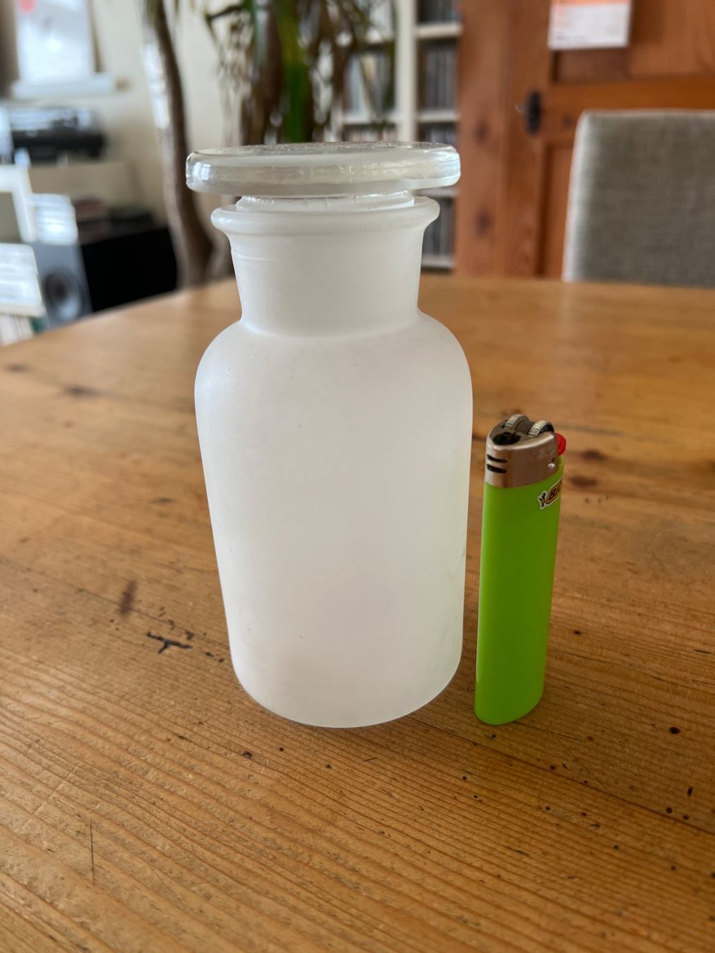 Accessori da laboratorio: GLASFLÄSCHCHEN SANDGESTRAHLT MIT SCHLIFFSTOPFEN 250 ML CHINA – Nuovo (secondo la descrizione) da Zürich venduto da paddybaer 3