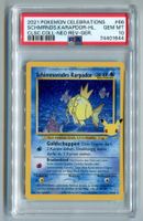PSA 10 Schimmerndes Karpador Celebrations 66/64 Deutsch